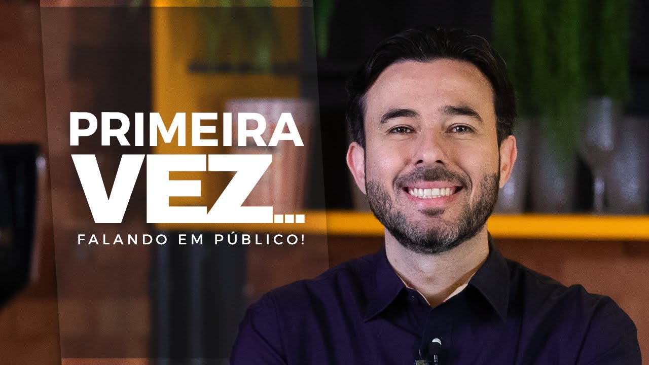 A primeira vez que falei em público