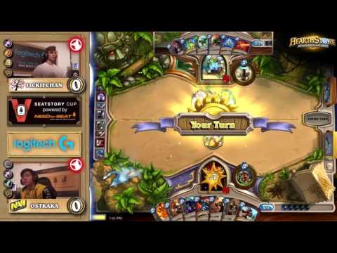 J4ckieChan vs Ostkaka - Hearthstone SeatStory Cup V (Quarterfinal) (Hs)