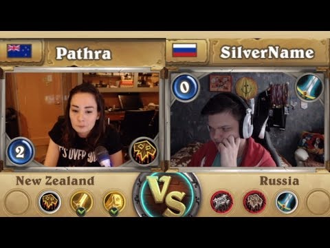 SilverName vs Pathra. Russia vs New Zealand . Hearthstone Global Games. Round 3.