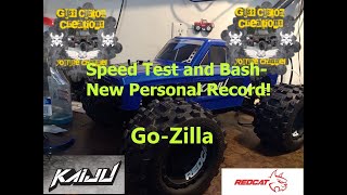 Redcat Kaiju Bash Test and 6s Speed Run After Suspension Tuning and XT90 Connectors