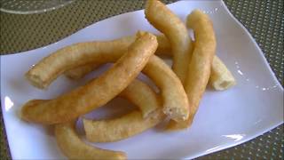 Receta de churros, porras o tejeringos  Granada