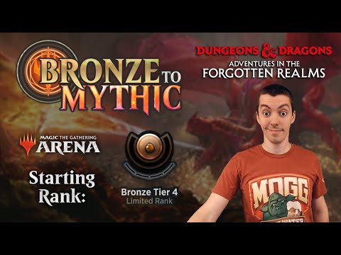 🥉 MTG Arena: Bronze To Mythic: Episode 1 - Starting Rank: Bronze 4 (Limited: Forgotten Realms Draft)
