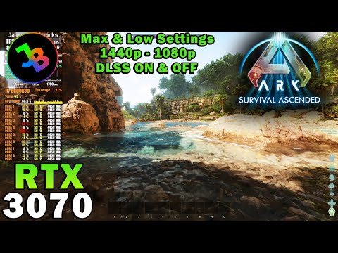 ARK: Survival Ascended | RTX 3070 | Ryzen 7 5800X3D | 1440p - 1080p | Epic & Low Settings