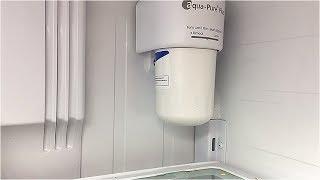 Install New Water Filter into a Samsung Refrigerator — Easy Install