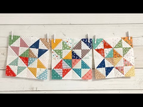 Sew Your Stash Series #15 - Quick Broken Dishes Block
