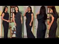 Katrina Kaif FlaunNts Her Huge BoOm BoOm Figure In Black Tight Bodycon Outfit At NMACC Cafe Launch