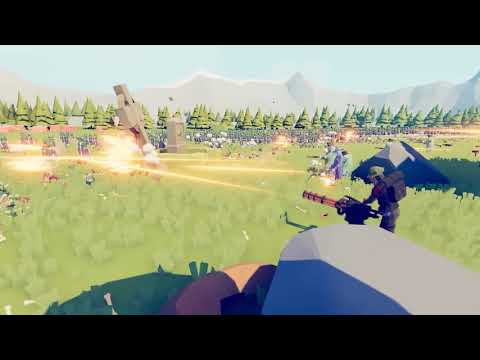 TABS Zombie Apochalypse 3000 zombies vs survivors, 1080p60 no lag