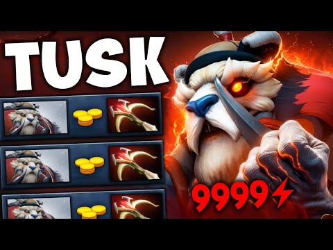 100% Crit Chance Tusk One Shot 🔥🔥🔥34 Kills + Rampage | Dota 2 Gameplay