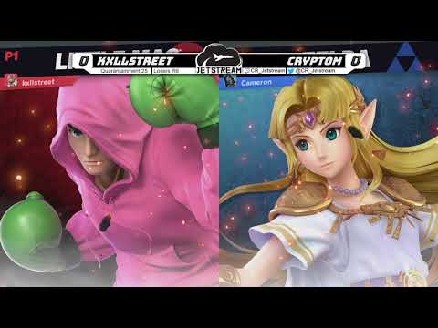 Quarantainment 25 Losers R6 - kxllstreet (Little Mac) Vs. Cryptom (Zelda) Smash Ultimate - SSBU