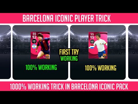 Trick to get iconic Maradona & Cruijff from Barcelona iconic moment pack in Pes 2021 mobile