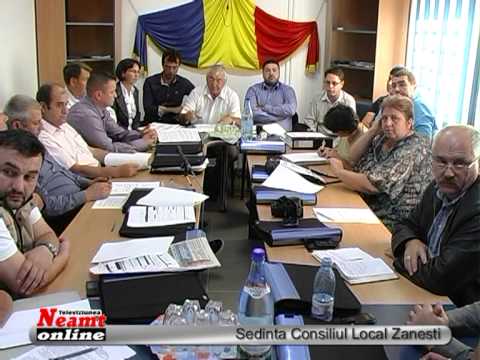Sedinta Consiliul Local Zanesti 12.09.2013