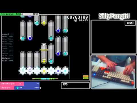 [osu!mania] DJ Genki VS Camellia feat. moimoi - YELL! [Solitude] +DT (96.09%)  1370pp!!!