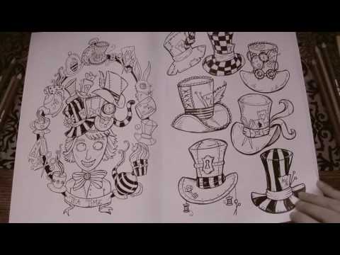 Alice au pays des merveilles - livre de coloriage - maryline weyl