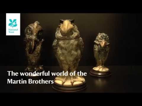 The Martin Brothers potters: exhibition at Standen House and Garden