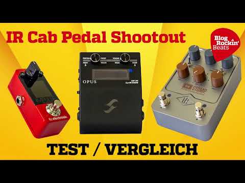 IR Cab Pedal Shootout: tc electronic vs. Two Notes vs. Universal Audio (no talk)