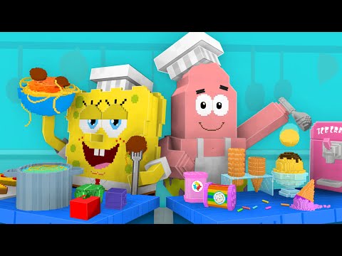 Monster School: Spongebob Chaos in Minecraft