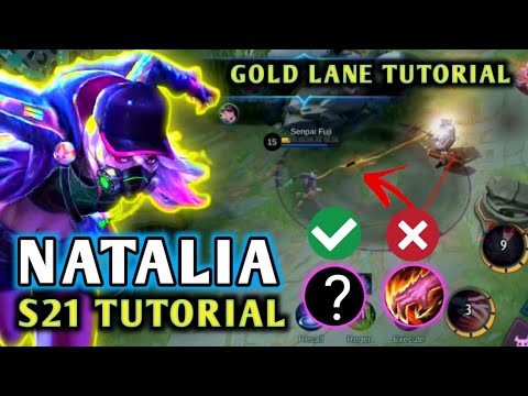 HOW TO PLAY SIDELANE NATALIA | NATALIA GAMEPLAY - MOBILE LEGENDS 2021