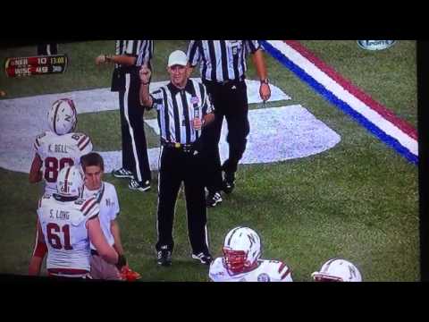 Kenny Bell block vs Wisconsin (High Quality)