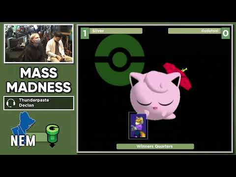 Mass Madness 39 SSBM - Silver (Fox) vs. dudutsai (Jigglypuff) - Melee WQF