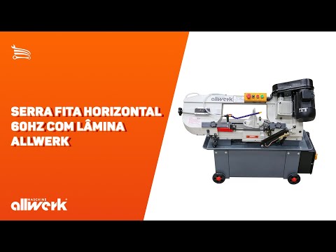 Serra Fita Horizontal AK501 60HZ  com Lâmina - Video