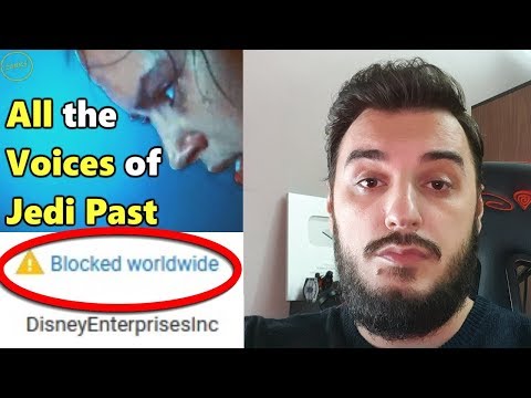 IT'S OVER! Disney Took Down My Voices of Jedi Past Video!