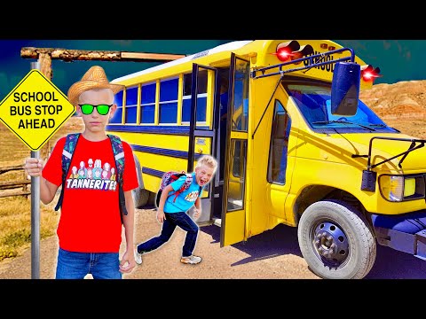 Riding School Bus To The FARM!!