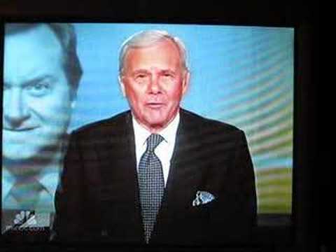 Tom Brokaw - Tim Russert Sign Off - Go Bills