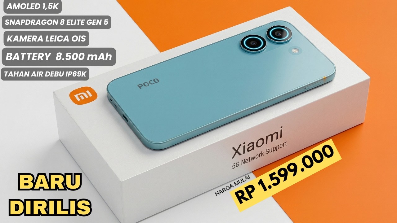 BARU SAJA LAUNCHING‼️RAM 12/512GB, 8500mAh - HP XIAOMI TERBARU APRIL 2026