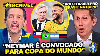 IMPRENSA SUL-AMERICANA CHOCADA COM NEYMAR NA SELEÇÃO BRASILEIRA PARA COPA