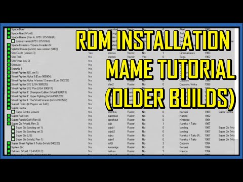 MAME Tutorial - ROMs, BIOS, & CHD MAME Installation Tutorial (OLDER VERSIONS) | MAME Emulator How To