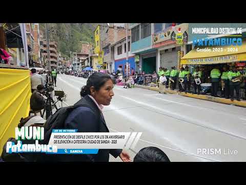 🎥 EN VIVO – FELIZ 136° ANIVERSARIO CIUDAD DE SANDIA 🇵🇪🎉