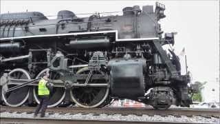 preview picture of video 'NKP 765 - Ashville, OH Service Stop & Departure'