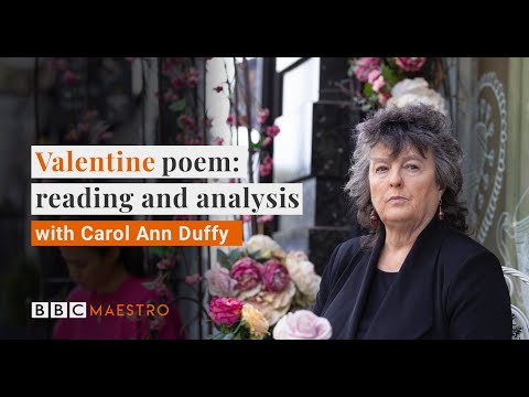 Valentine poem Carol Ann Duffy | BBC Maestro