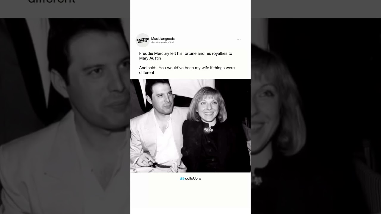 Freddie Mercury Left His Fortune To Mary Austin