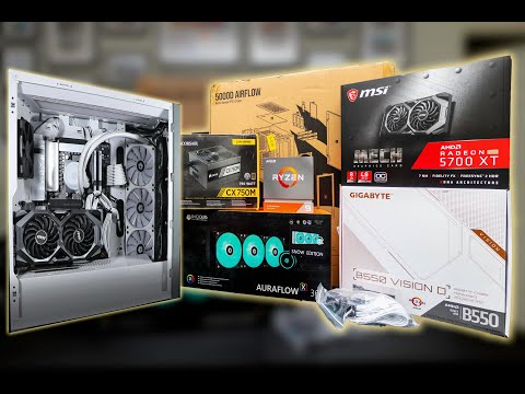 $1500 Creators/Gaming PC “white & black” Corsair 5000D Airflow, Vision D and Ryzen 9 3950x