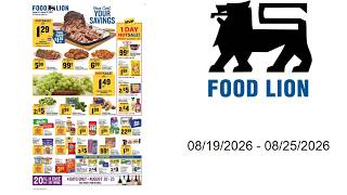 Food Lion Weekly Ad - 08/19/2026 - 08/25/2026