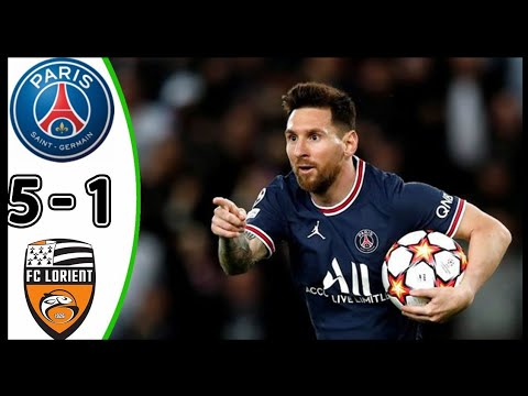 PSG vs Lorient(5-1)|all goals and extended highlights|Ligue 1 Uber eats|06 Nov 2022