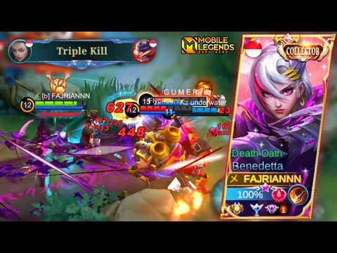 TOP GLOBAL BENEDETTA | BENEDETTA HIGH DAMAGE | BENEDETTA GAMEPLAY MOBILE LEGENDS