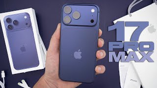Apple iPhone 17 Pro Max Unboxing, Hands-On & First Impressions! (Deep Blue)