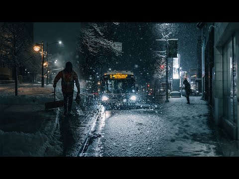 BLIZZARD Street Photography Pov London Ontario 35mm