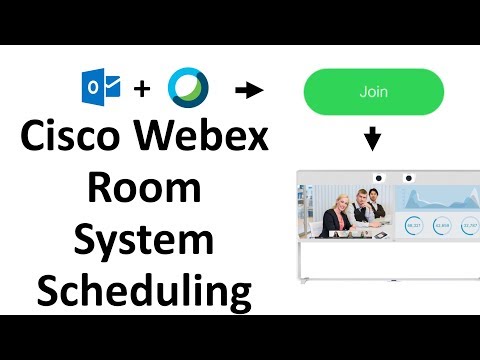 How to Scheduling a Webex and a Video Room System with One Button to Push