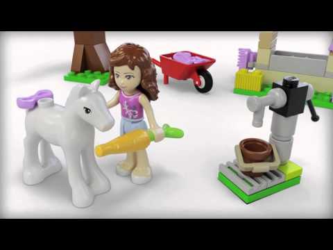 Vidéo LEGO Friends 41003 : Olivia et son bébé poulain