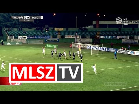 Dusan Brkovic gólja a Swietelsky Haladás - DVSC-TEVA mérkőzésen