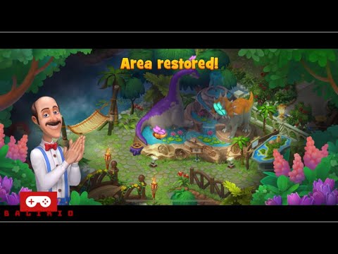 Dino Park Day 5 Restoration | Gardenscapes Dino Park Day 5