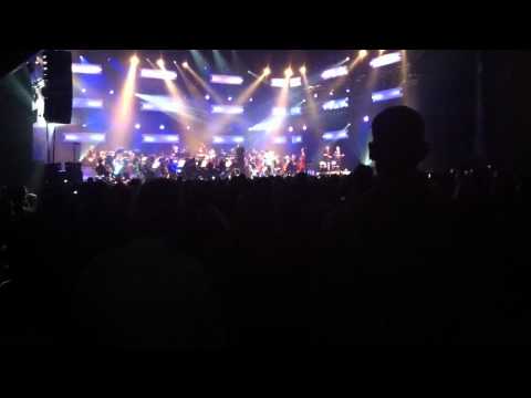 Alain Clark and his dad singing Father & Friend