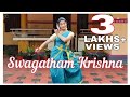 Swagatham Krishna Dance Cover Indian Raga Padma Shalini
