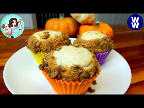 Pumpkin Cream Cheese Muffins🎃 | STARBUCKS COPYCAT Lightened Up | WW Friendly Recipe| Fall Baking🍂🍁🎃