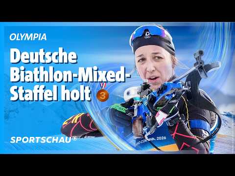 Video Thumbnail: Trotz Strafrunde: Deutsche Mixed-Staffel jubelt über Bronze | Olympia 2026 | Sportschau