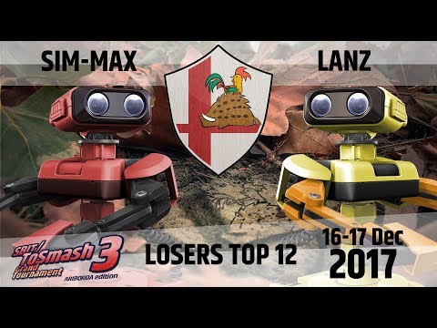 TGT 3 - Sim-Max (Red ROB) vs Lanz (Yellow ROB) - Losers Top 12