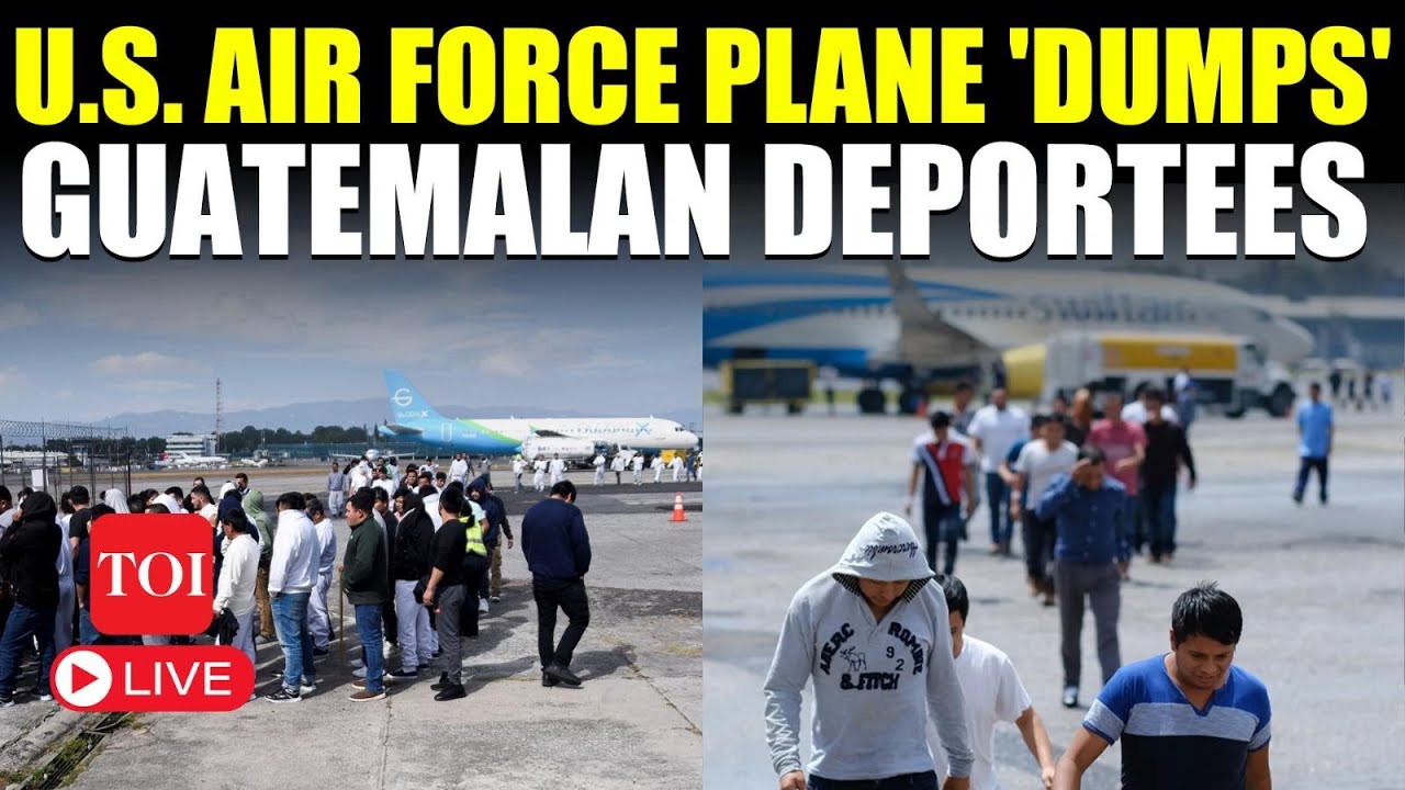 LIVE | U.S. Air Force 'Picks & Dumps' Guatemalan Deportees; Immigrants Wail | Trump's Mega Drive